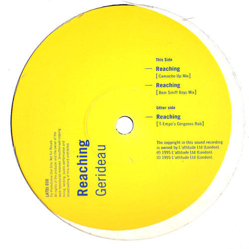 Gerideau : Reaching (12", Promo)