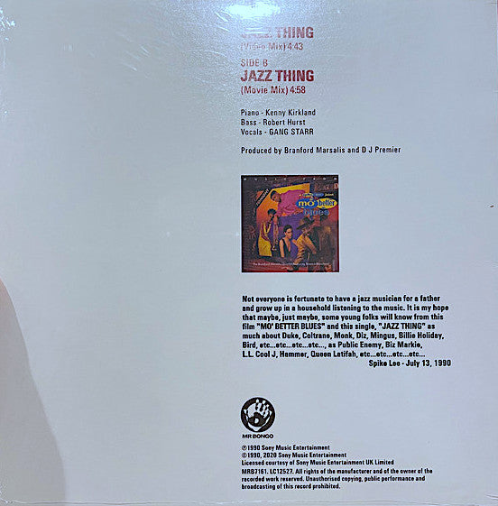 Gang Starr : Jazz Thing (7", RE)