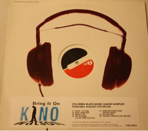 Kino Watson : Bring It On (12", Promo, Smplr)