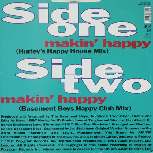 Crystal Waters : Makin' Happy (12")
