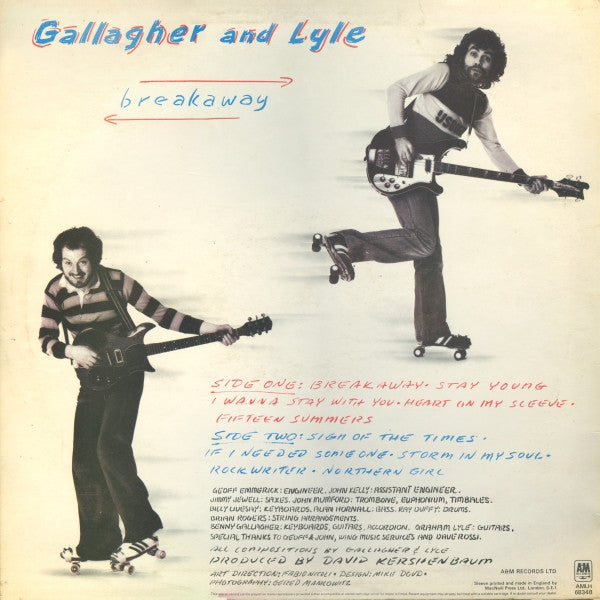 Gallagher & Lyle : Breakaway (LP, Album)
