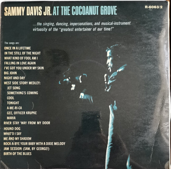 Sammy Davis Jr. : At The Cocoanut Grove (2xLP, Album, Mono, Gat)