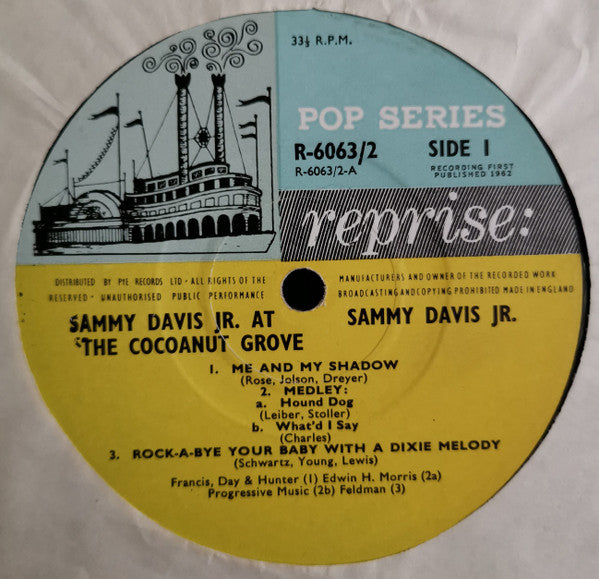 Sammy Davis Jr. : At The Cocoanut Grove (2xLP, Album, Mono, Gat)
