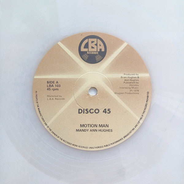 Mandy Ann Hughes : Motion Man (12", Cle)