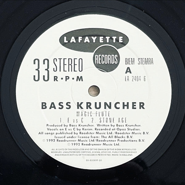 Bass Kruncher : Magic Flute (12")