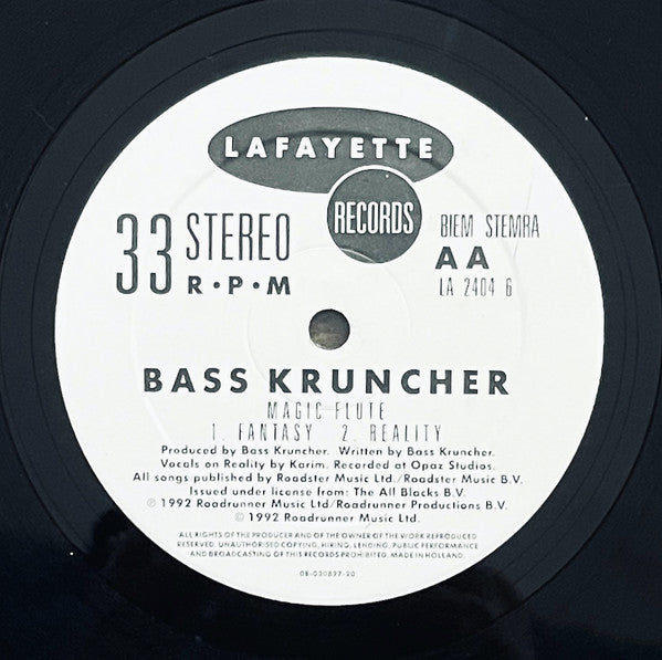 Bass Kruncher : Magic Flute (12")