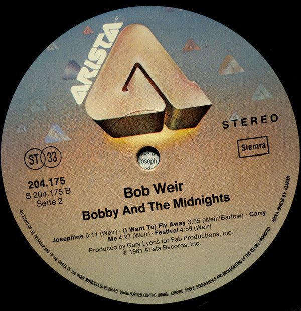 Bobby And The Midnites : Bobby & The Midnites (LP, Album)