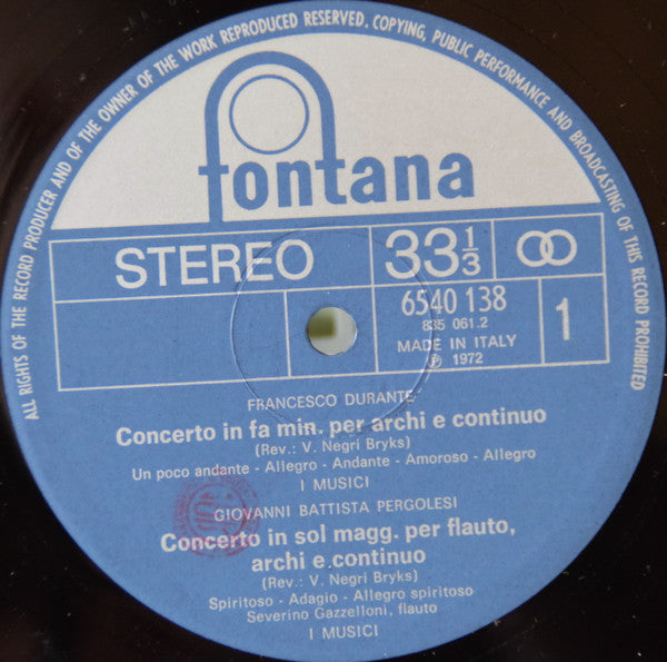 I Musici : La Musica Nel Mondo (Dal '400 Al '900) Vol. 12 (LP, Comp)