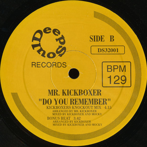 Mr. Kickboxer : Do You Remember (12")