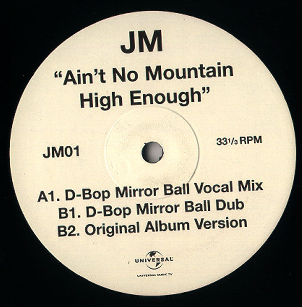 Jane McDonald : Ain't No Mountain High Enough (12", Promo)