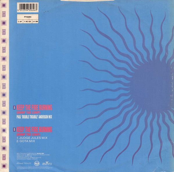 Michael Rose : Keep The Fire Burning (Dump The Lump) (Remix) (12")