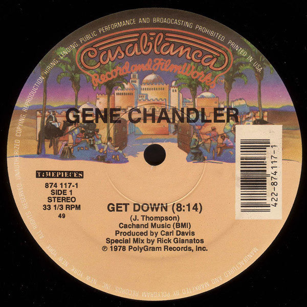 Gene Chandler / Edwin Starr : Get Down / Contact (12", RE)