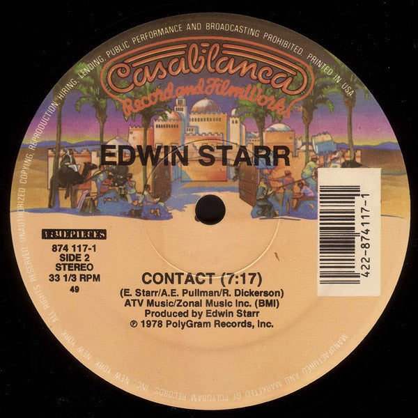 Gene Chandler / Edwin Starr : Get Down / Contact (12", RE)