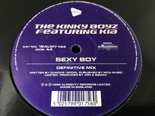 Kia (2) / Kinky Boyz Featuring Kia (2) : So Young / Sexy Boy (12")