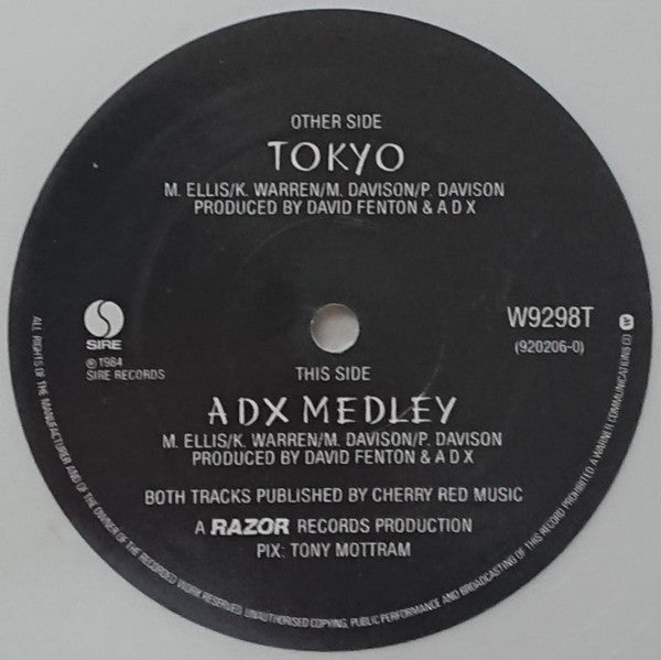 The Adicts : Tokyo (12", Ltd, Whi)