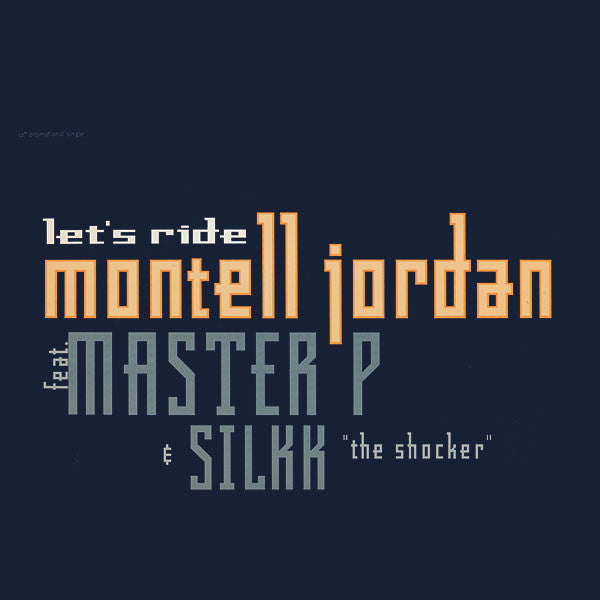 Montell Jordan : Let's Ride (12", Promo)