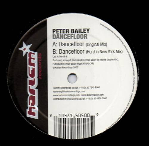 Peter Bailey : Dancefloor (12")