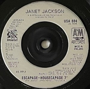 Janet Jackson : Escapade (7", Single, Sil)