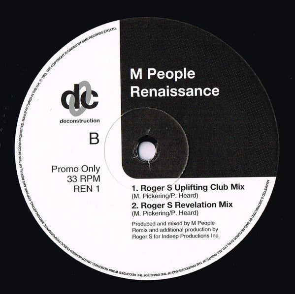 M People : Renaissance (12", Promo)