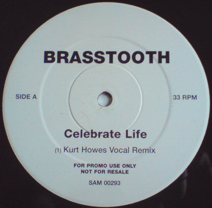 Brasstooth : Celebrate Life (Kurt Howes Remix) (12", Promo)