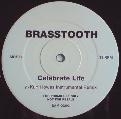 Brasstooth : Celebrate Life (Kurt Howes Remix) (12", Promo)