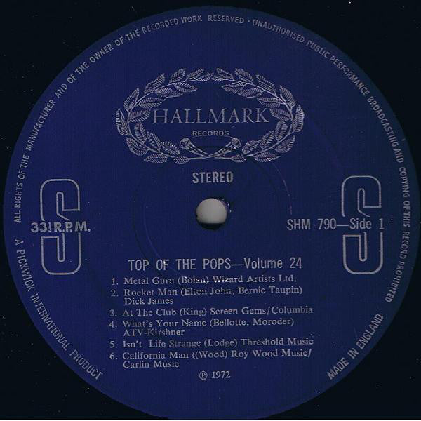 The Top Of The Poppers : Top Of The Pops Vol. 24 (LP, Album)