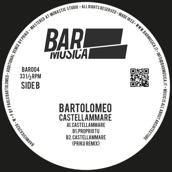 Bartolomeo : Castellammare (12", EP)