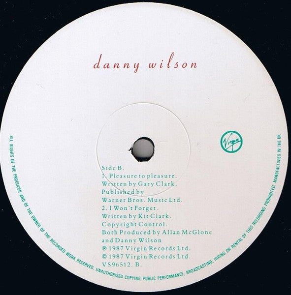 Danny Wilson (2) : Davy (12", Single)