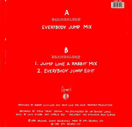 2 Puerto Ricans, A Blackman And A Dominican : Scandalous (12", Single)