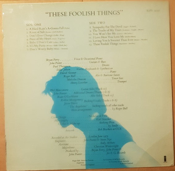 Bryan Ferry : These Foolish Things (LP, Album)