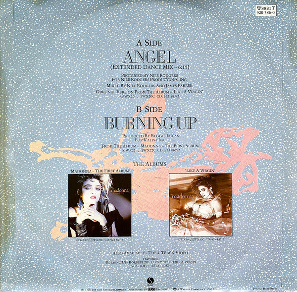 Madonna : Angel (Extended Dance Mix) (12", Single)