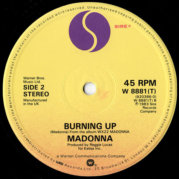Madonna : Angel (Extended Dance Mix) (12", Single)