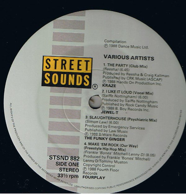 Various : Street Sounds 88-2 (LP, Comp)