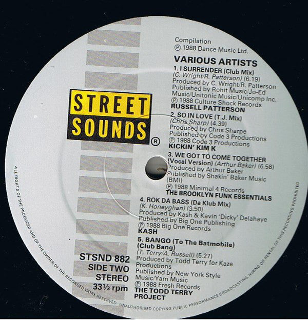 Various : Street Sounds 88-2 (LP, Comp)