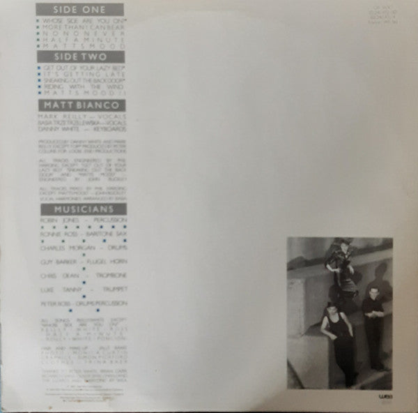 Matt Bianco : Whose Side Are You On (LP, Album)