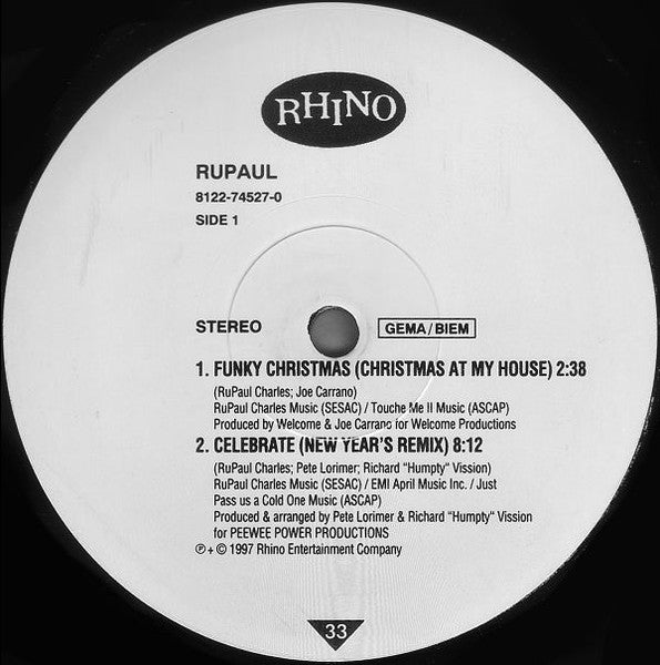 RuPaul : Funky Christmas (12")