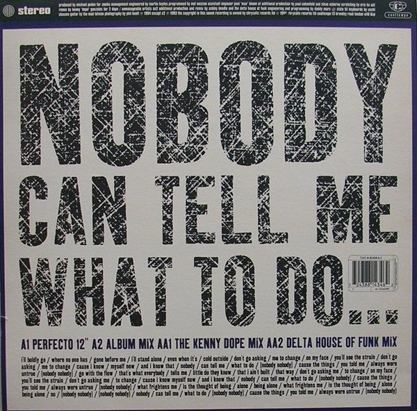 Shara Nelson : Nobody (12", Single)