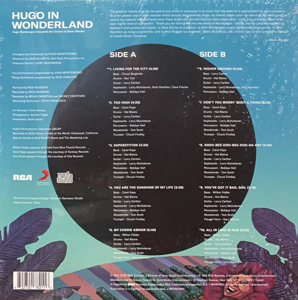 Hugo Montenegro : Hugo In Wonderland (Hugo Montenegro Interprets The Genius Of Stevie Wonder) (LP, Album, RSD, RE)