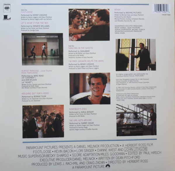 Various : Footloose (Original Motion Picture Soundtrack) (LP, Pic, RE)