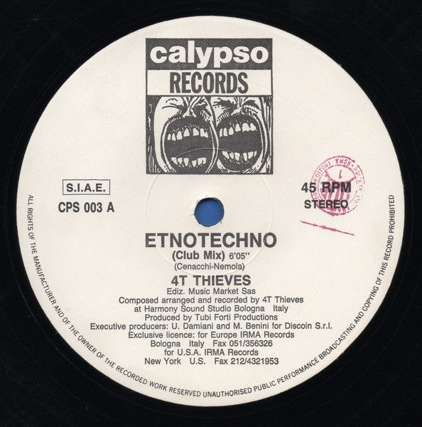 4T Thieves (2) : Etnotechno (12")