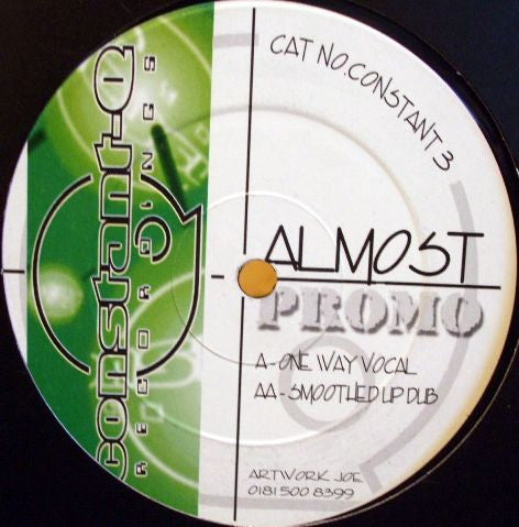 Oracles : Almost (12", Unofficial)