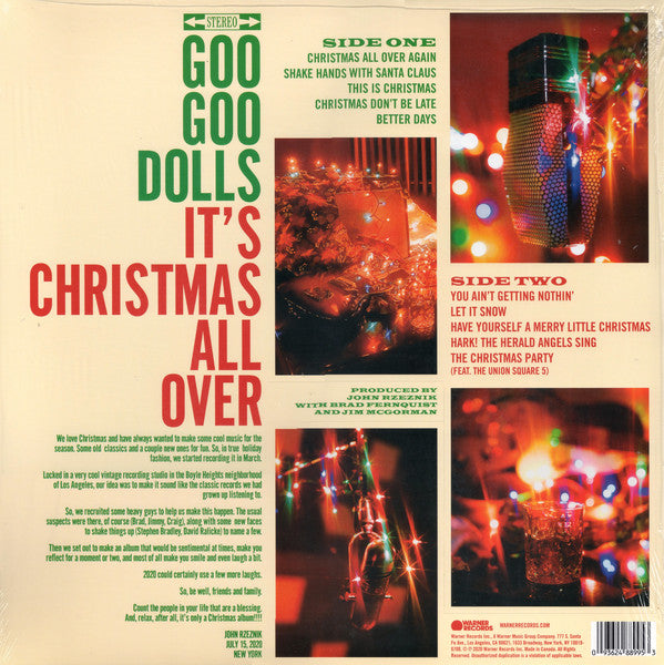 Goo Goo Dolls : It's Christmas All Over (LP, Album)