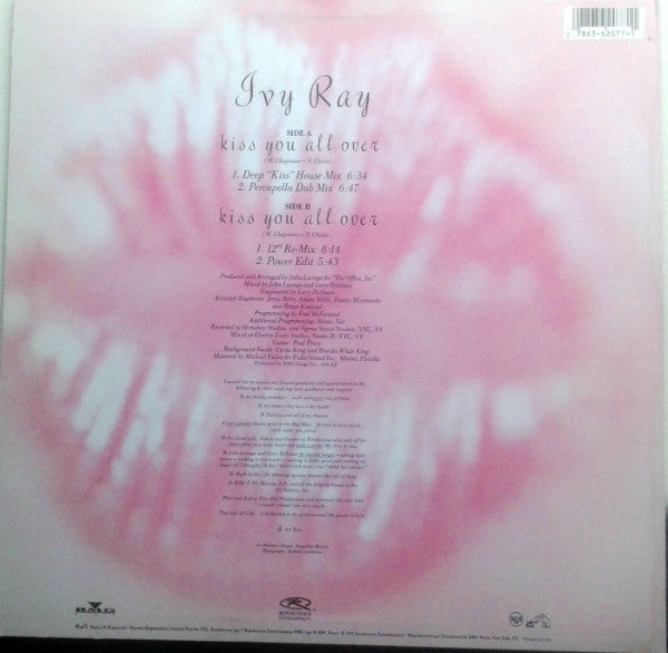 Ivy Ray : Kiss You All Over (12")