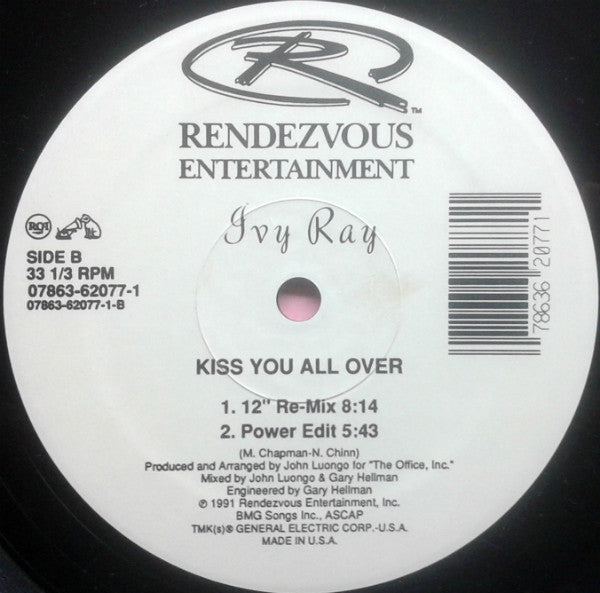 Ivy Ray : Kiss You All Over (12")