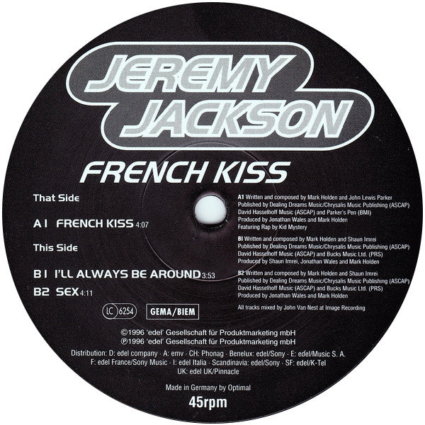 Jeremy Jackson : French Kiss (12")