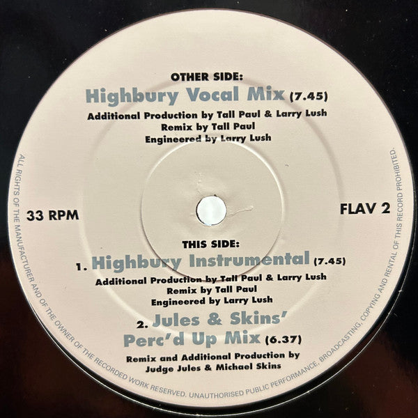 The Flavour : No Matter What U Do (The '95 Mixes) (2x12", Promo)