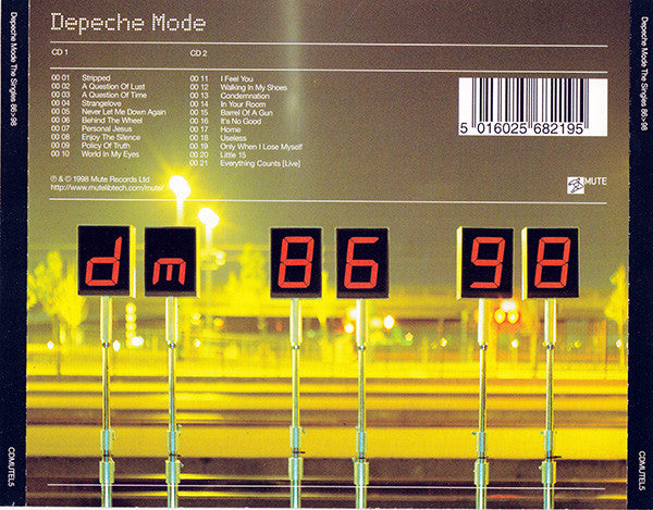 Depeche Mode : The Singles 86>98 (2xCD, Comp, RM)
