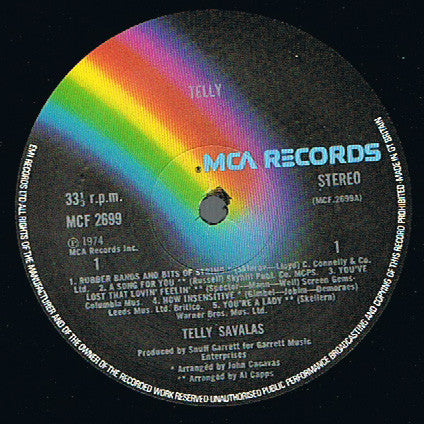 Telly Savalas : Telly (LP, Album)