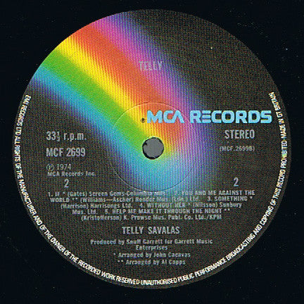 Telly Savalas : Telly (LP, Album)