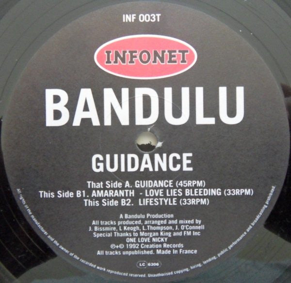 Bandulu : Guidance (12")